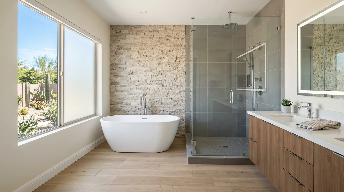 plumber work, project example in Peoria, AZ