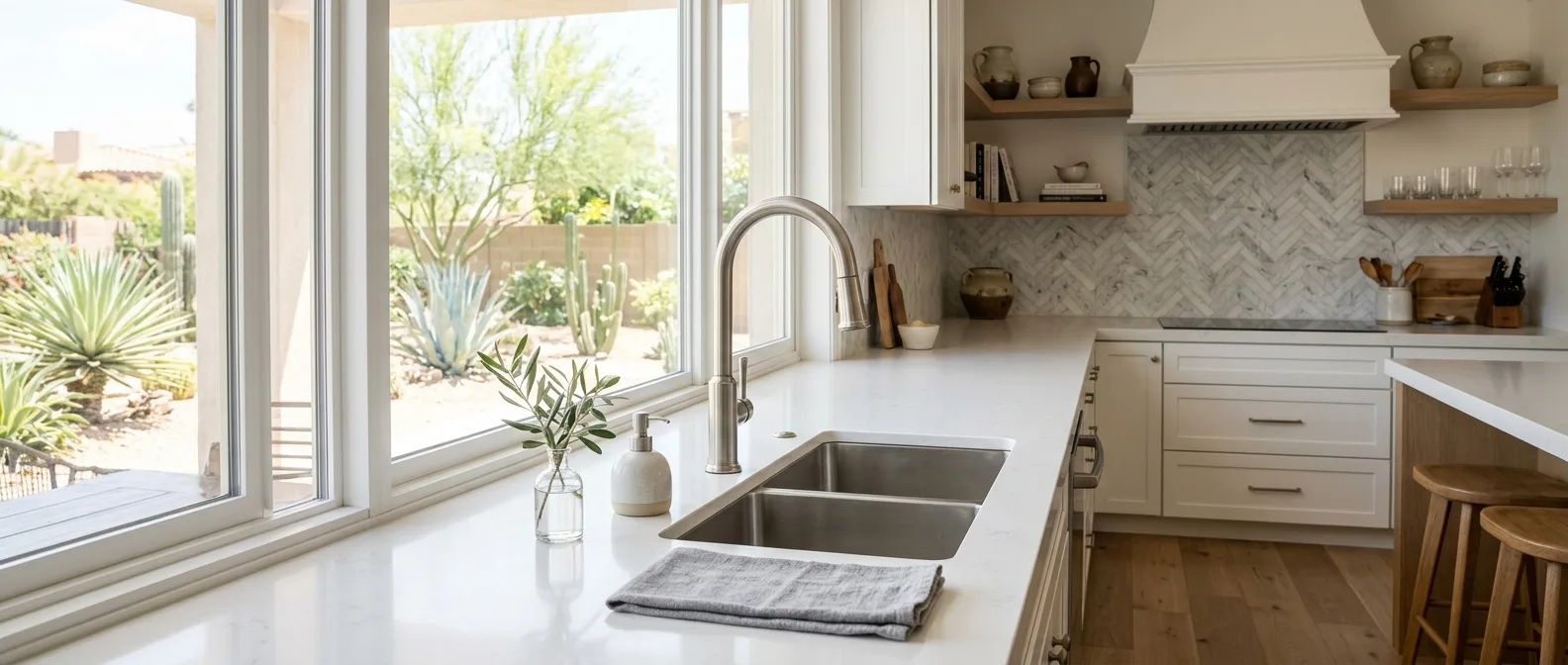 faucet replacement work, professional service in Peoria, AZ