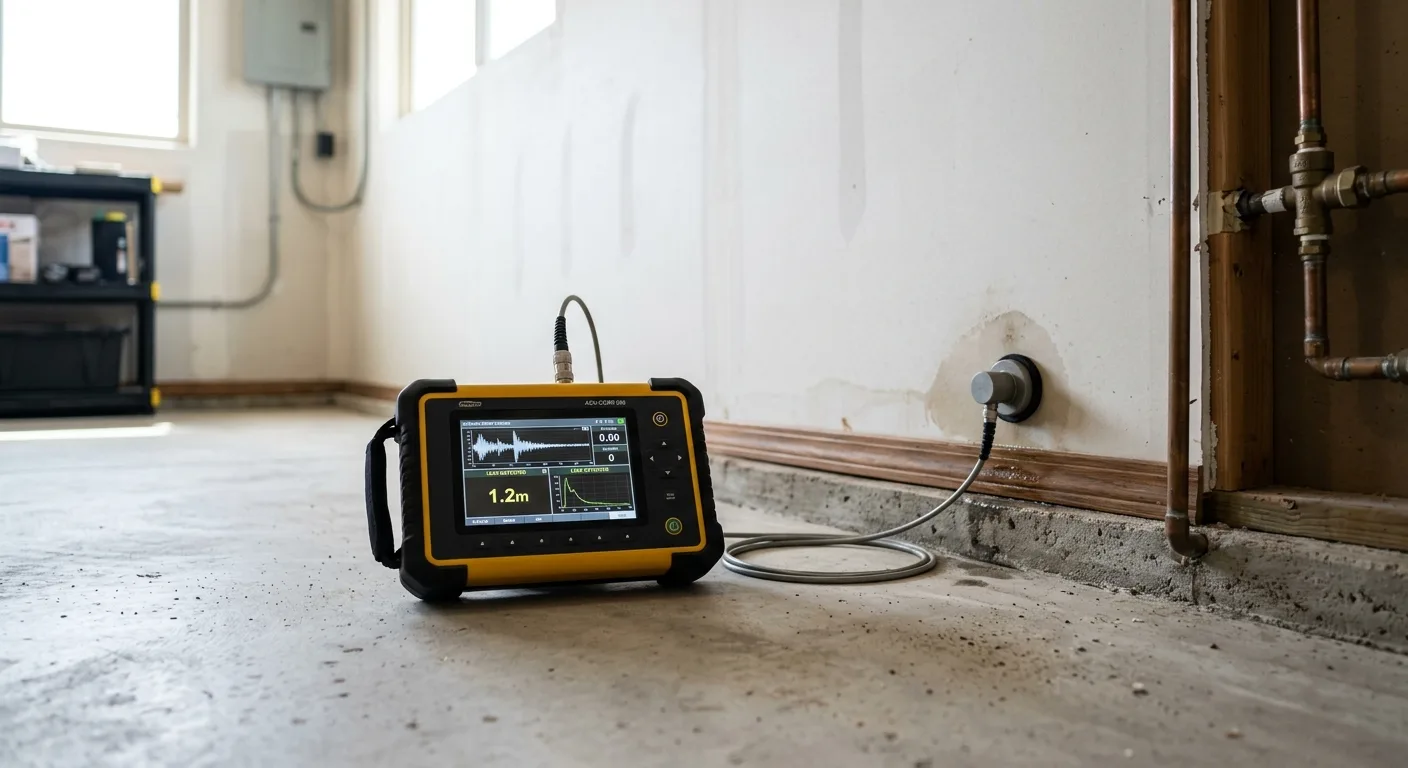 Water Leak Detection That Finds It Without Tearing Up Your Home
