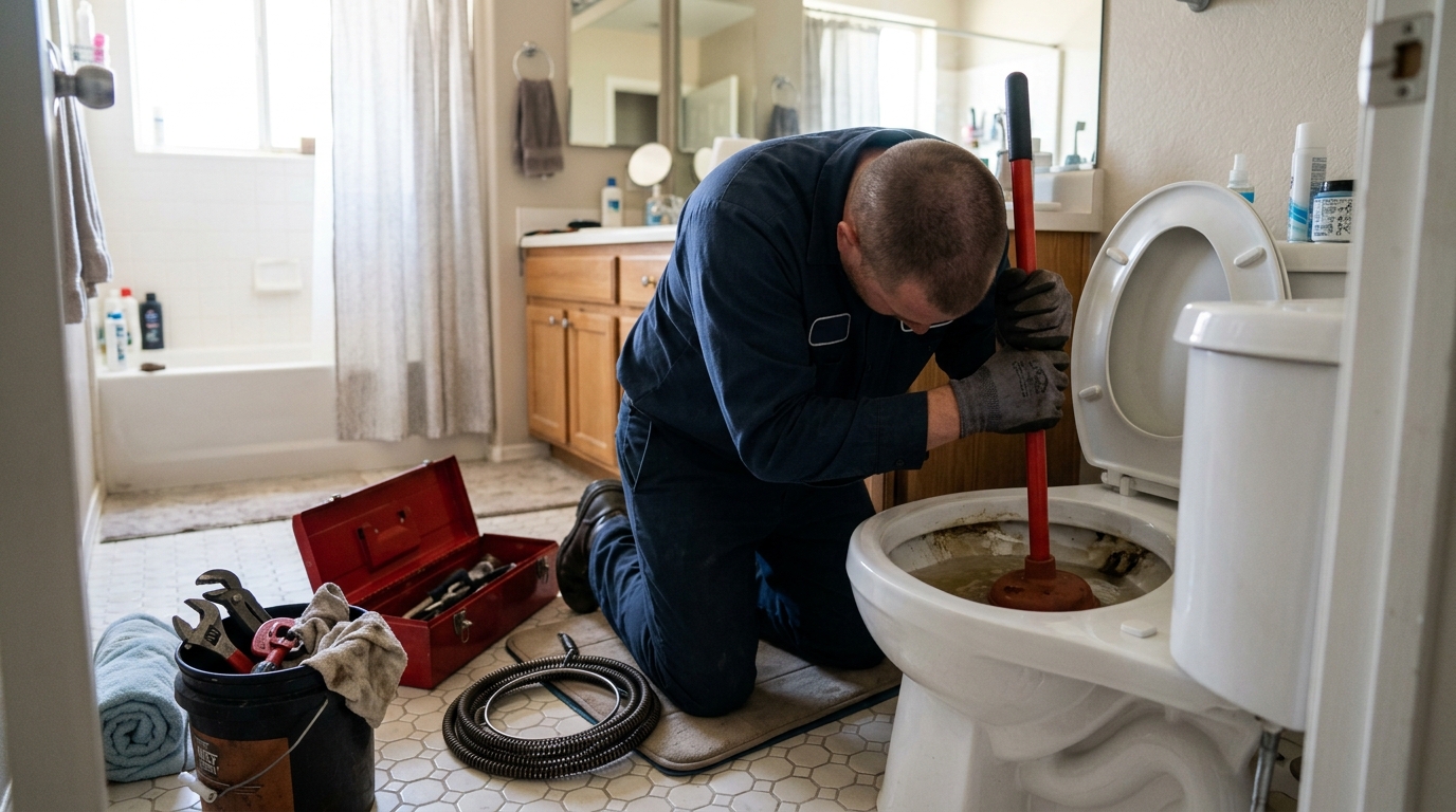 Clogged Toilet